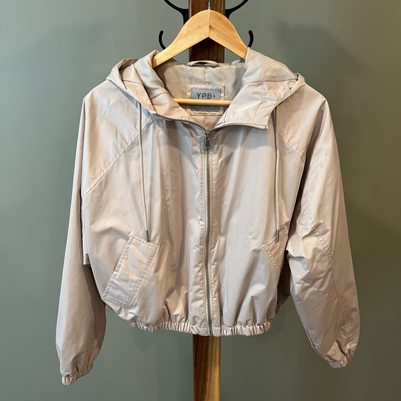 Abercrombie & Fitch YPB Satin Windbreaker Jacket - Picture 2 of 5